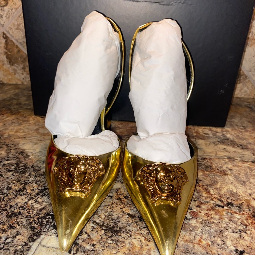 Versace Gold Women's Shoes